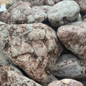 Галька коричневая Мароне 100-300 мм