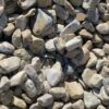 Галька бежевая мраморная 40-70мм