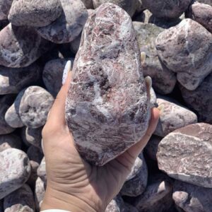 Галька Красный Руж Роял 80-120 мм