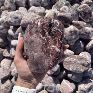 Галька Красный Руж Роял 80-120 мм